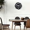 Amazon Fzy Bstim Non Ticking Silent Wall Clock Inch Black