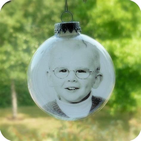 Glass Ball Photo Ornament Set Of 4 Personalized Christmas Ornaments Christmas Joy Christmas