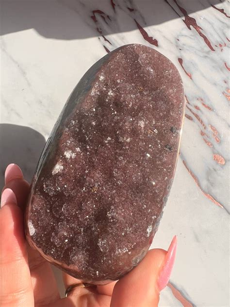 Sugar Druzy Amethyst Crystal Cutbase Etsy