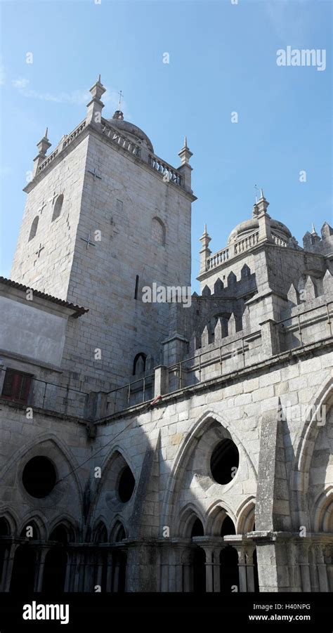 Porto cathedral, Porto, Portugal Stock Photo - Alamy