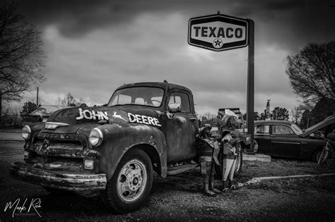 Old Truck Black And White Photography