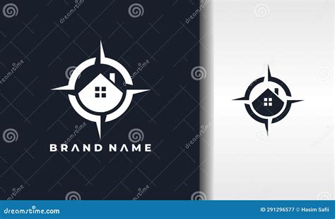 Real Estate Compass Logo Stock Vector Illustration Of Compass 291296577