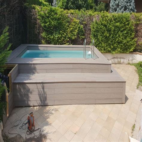 Piscina Fuori Terra Seminterrata Aquazzura Piscine Pu Realizzare Con