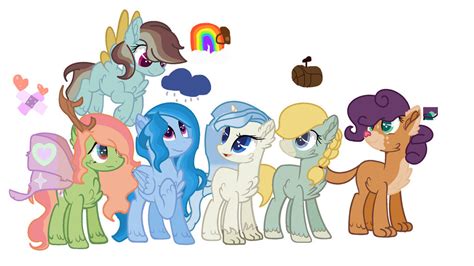 New Mane 6 By Colorfulpalet On Deviantart