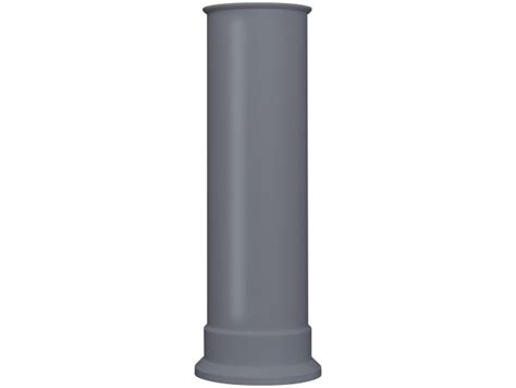 Adam Straight Stove Pipe In Grey Fireplace World