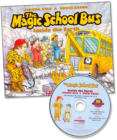 Magic School Bus Inside The Earth With Cd Scholastic Audio