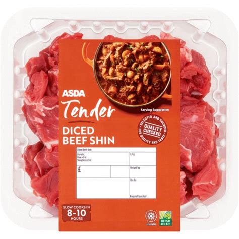 Asda Tender Diced Beef Shin G Compare Prices Where To Buy