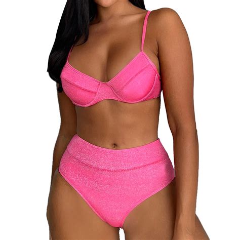 Qida Summer Womens Bikinis Womens Sexy Brazilian Bikini Piece Strap