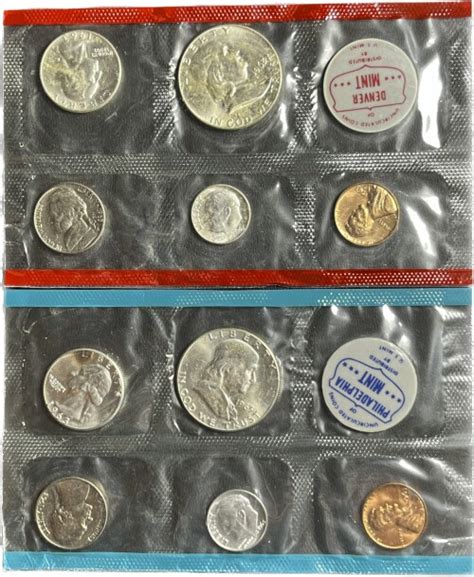 1963 P D U S Mint Silver Uncirculated Coin Set In Original Mint