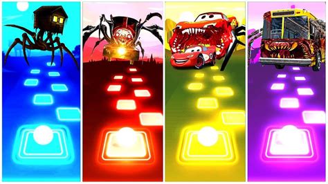 Lightning Mcqueen Eater Vs House Head Vs Bus Eater Vs Cho Cho Charles L