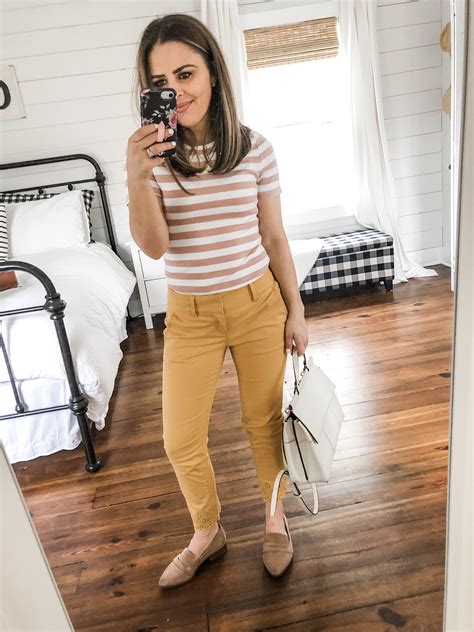 10 Ways To Style Mustard Pants Dress Cori Lynn Mustard Pants