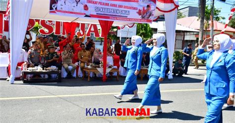 Gerak Jalan Indah Semarak HUT RI Ke 78 Diikuti Ratusan Peserta Warga