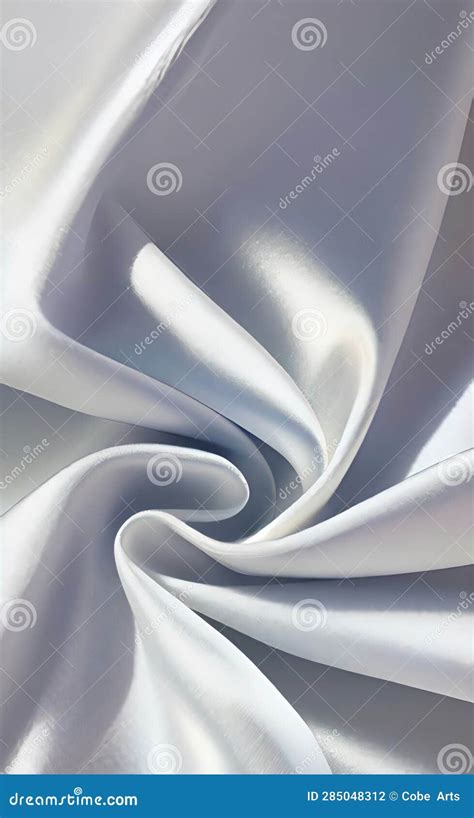 Abstract Smooth Elegant White Fabric Silk Texture Soft Background