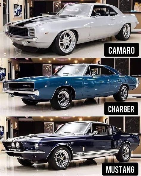 Camaro Vs Mustang Vs Challenger Vs Charger