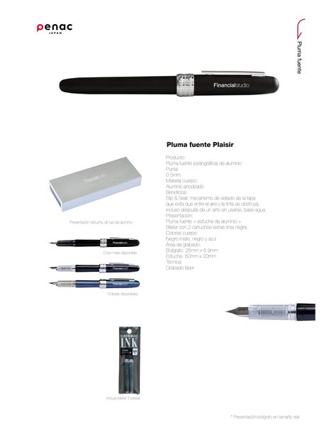 pluma fuente penac mexico