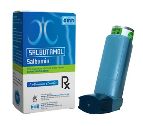 Salbumin Salbutamol 100mcg Dose Metered Dose Inhaler 200doses 1s