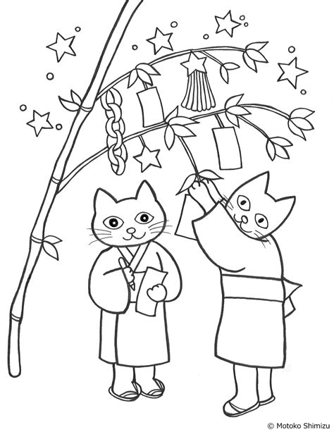 The Big Sleep Star Festival Tanabata Coloring