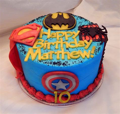 Superhero Cake