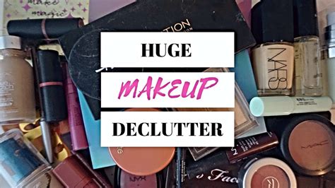 HUGE MAKEUP DECLUTTER Part One YouTube