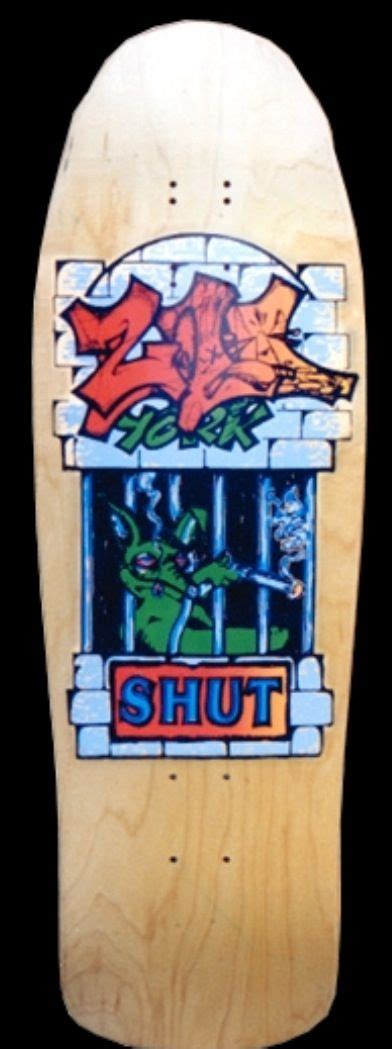 Shut Zoo York Skateboard Art Vintage Skateboards Skateboard Deck