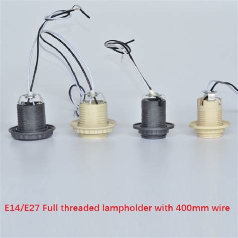 10pcs Lot E27 Full Threaded Lampholder Base Adapter Base Socket Lamp