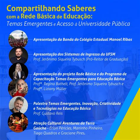 Evento Re Ne Docentes E Discentes Da Ufsm Professores As Da Rede