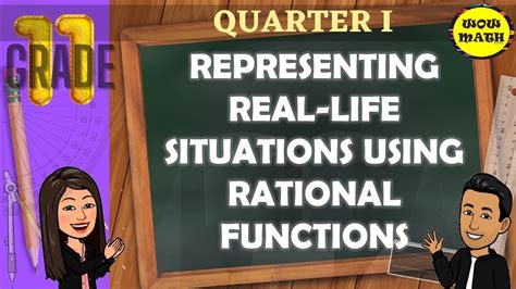 Represent Real Life Situations Using Rational Functions Grade 11 General Mathematics Q1 Youtube