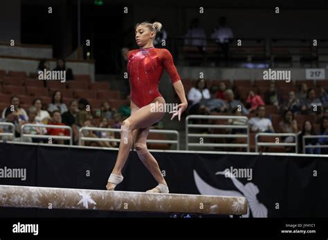 August 18 2017 Gymnast Ashton Locklear On The First Day Of The Senior