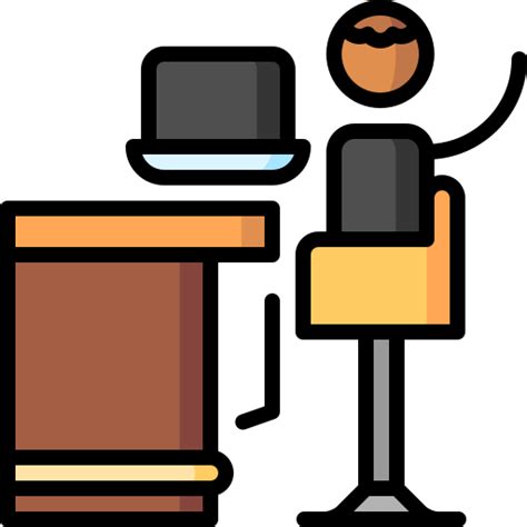 Bar Puppet Characters Lineal Color Icon