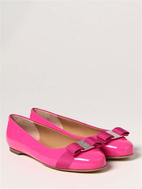 Ferragamo Pink Flats Sealmech