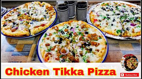 Pizza Recipe 🍕 How To Make Pizza Homemade Pizza Recipe Chicken Tikka Pizza Recipe Youtube