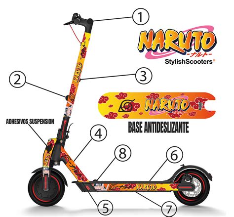Vinilos Naruto Personalizado Para Xiaomi M365 Stylish Scooters