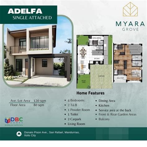 For Sale Adelfa Single Attached House At Myara Grove In Mandurriao