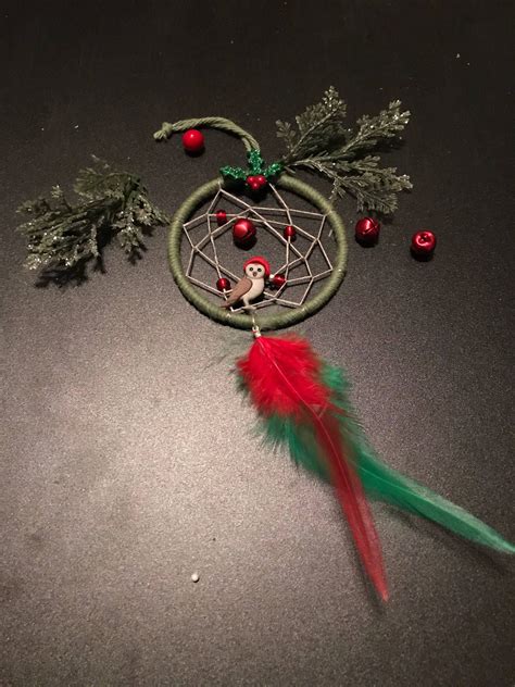 SALE Dreamcatcher Dream Catcher Ornament Owl Ornament Etsy Dream