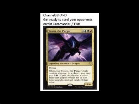 Crosis The Purger Commander Version 1 Steal Your Opponents Cards