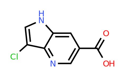 CAS 1190322 95 2 3 Chloro 1H Pyrrolo 3 2 B Pyridine 6 Carboxylic Acid