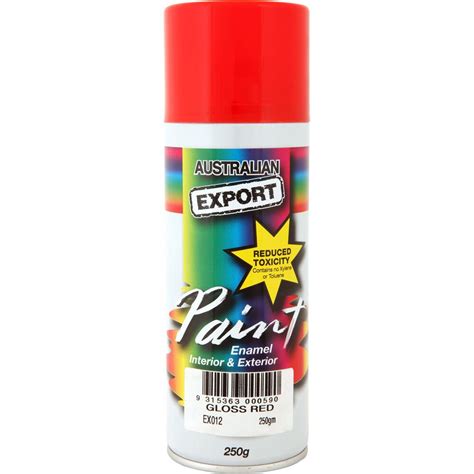 Export Aerosol Paint Enamel Gloss Red 250g Supercheap Auto