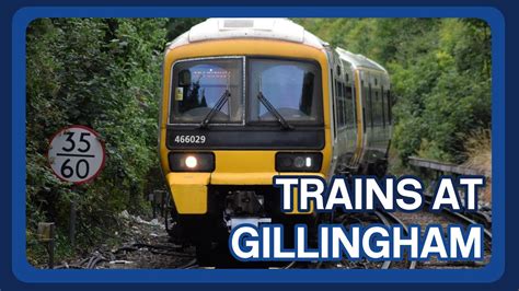 Trains At Gillingham Kent Railway Station Youtube