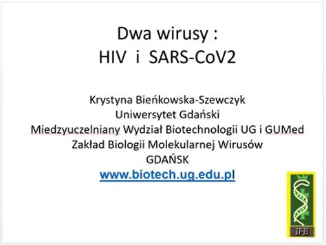 HIV i Sars Cov 2 dwa wirusy RNA podobieństwa i różnice Zdrowie