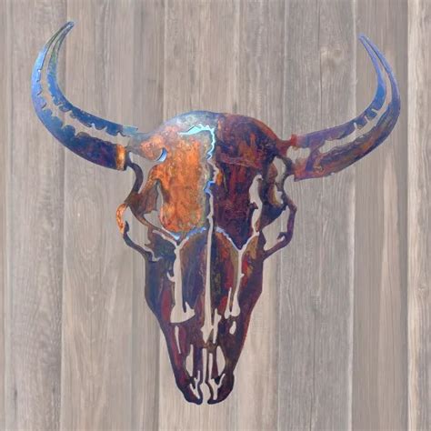 Majestic Buffalo Metal Wall Art Artistic Impressive