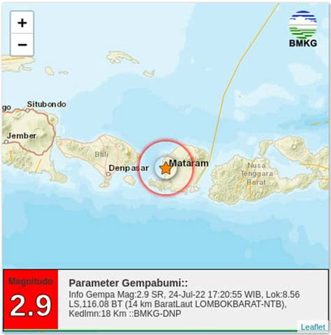 Gempa Dangkal Getarkan Kota Mataram Dan Lombok Barat