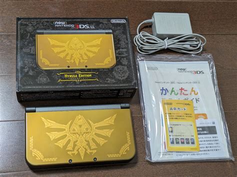 Newニンテンドー3ds Ll ハイラルエディション★美品★acアダプター付き★ゼルダの伝説★nintendo 任天堂 本体 2016年発売★