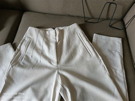 Zara Trouser Nude Cream Women S Fashion Bottoms Other Bottoms On