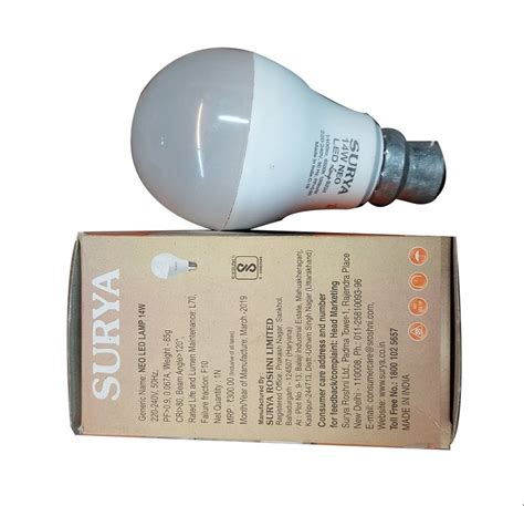 Ceramic 14W Surya LED Bulb Cool Daylight At Rs 210 Piece In Mumbai