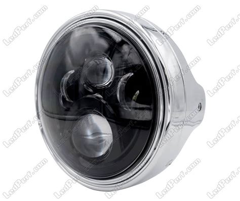 Rond Verchroomde Koplamp Voor Led Projector Voor Suzuki Bandit N