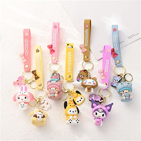 Sanrio Melody Kuromi Canela Pom Purin Pochacco Ninhada Gêmeos Estrela