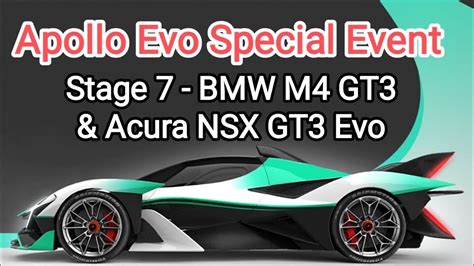 Asphalt 9 Apollo Evo Special Event Stage 7 Acura NSX GT3 Evo BMW