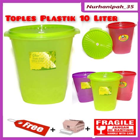 Jual Toples Liter Toples Kerupuk Liter Toples Peyek Liter