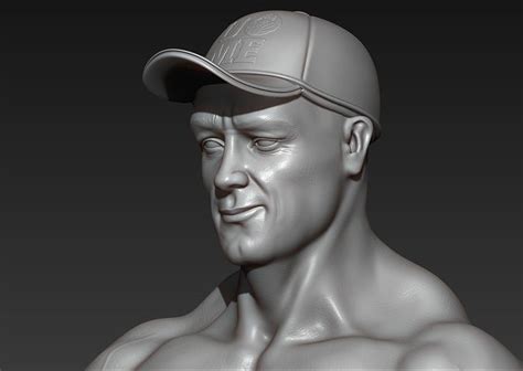 john cena face 3D model 3D printable | CGTrader