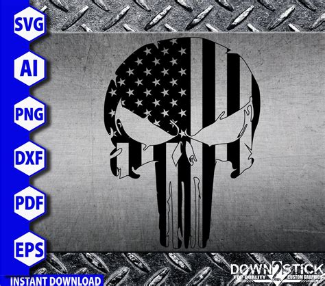 The Punisher Flag Svg Punisher Svg Punisher Skull Svg Skull Svg Sugar Skull Svg The